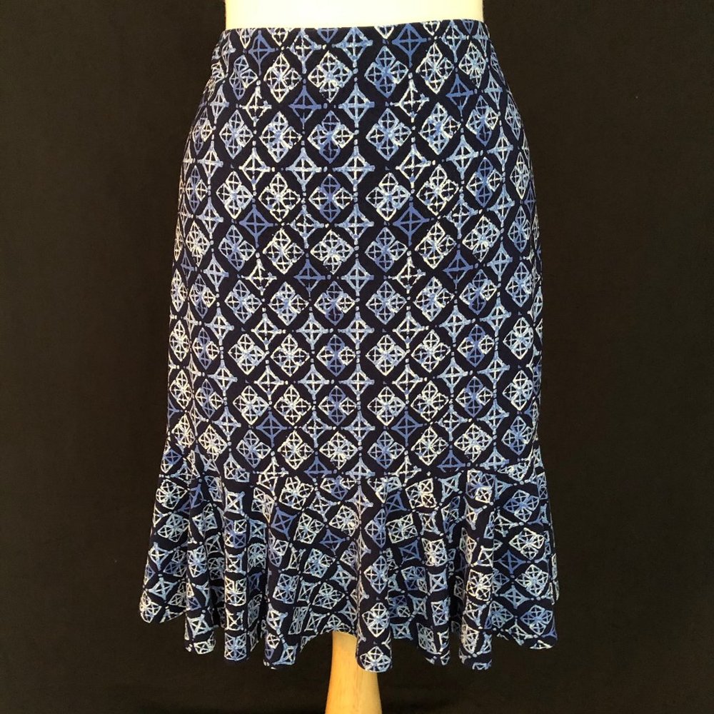 Chaps Patterned Skirt - Picture 2 of 6